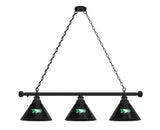 North Dakota Billiard Light | UND 3 Shade Pool Table Light