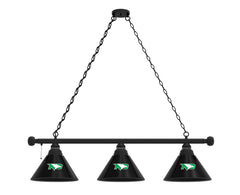 North Dakota Billiard Light | UND 3 Shade Pool Table Light