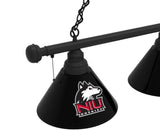 Northern Illinois Billiard Light | NIU Huskies 3 Shade Pool Table Light