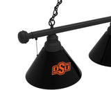 Oklahoma State Billiard Lamp | OSU Cowboys 3 Shade Pool Table Light