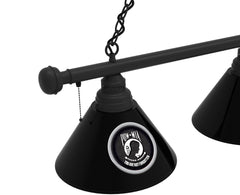 US POW MIA Billiard Lamp | Military 3 Shade Pool Table Light