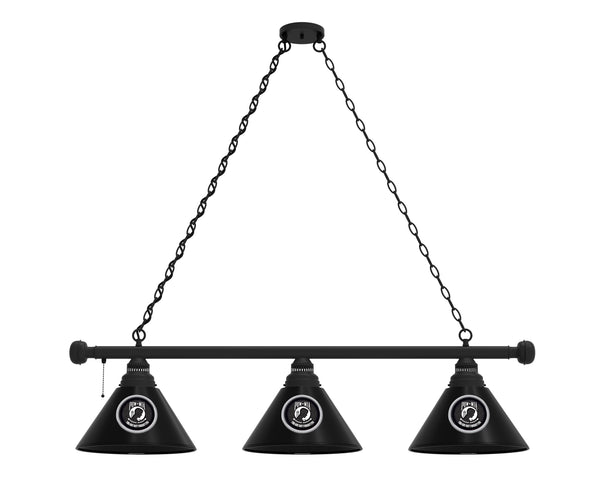 US POW MIA Billiard Lamp | Military 3 Shade Pool Table Light