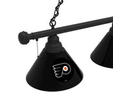 Philadelphia Flyers Billiard Light | Hockey 3 Shade Pool Table Light