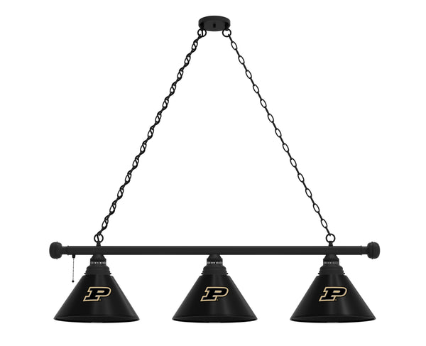Purdue Billiard Lamp | Boilermakers 3 Shade Pool Table Light