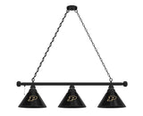 Purdue Billiard Lamp | Boilermakers 3 Shade Pool Table Light