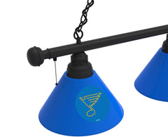 St. Louis Blues Billiard Lamp | Hockey 3 Shade Pool Table Light