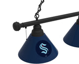 Seattle Kraken Billiard Lamp | Hockey 3 Shade Pool Table Light