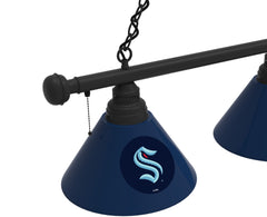 Seattle Kraken Billiard Lamp | Hockey 3 Shade Pool Table Light