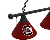 South Carolina Billiard Lamp | USC Gamecocks 3 Shade Pool Table Light