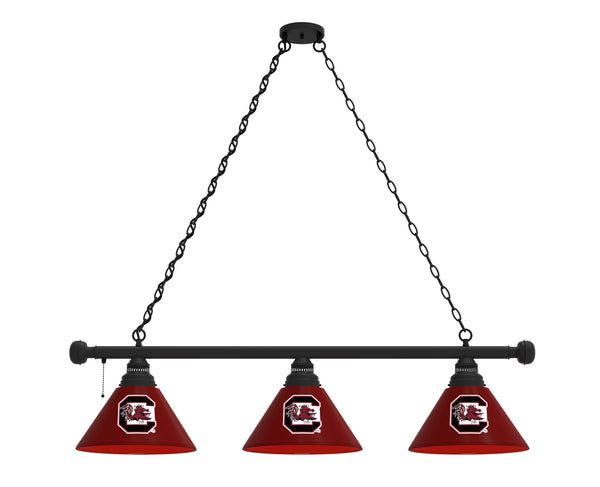 South Carolina Billiard Lamp | USC Gamecocks 3 Shade Pool Table Light