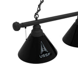 US United States Space Force Billiard Lamp | US United States Space Force 3 Shade Pool Table Light