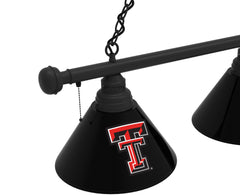 Texas Tech 3 Billiard Lamp | TTU Red Raiders 3 Shade Pool Table Light
