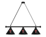 Texas Tech 3 Billiard Lamp | TTU Red Raiders 3 Shade Pool Table Light