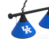 Kentucky Wildcats UK 3 Shade Billiard Table Light