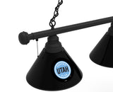 Utah Hockey Club 3 Shade Billiard Table Light