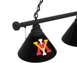 Virginia Military Institute Billiard Lamp | VMI 3 Shade Pool Table Light