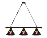 Virginia Military Institute Billiard Lamp | VMI 3 Shade Pool Table Light