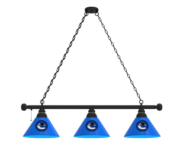 Vancouver Canucks Billiard Lamp | Hockey 3 Shade Pool Table Light