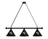 Wake Forest Billiard Lamp | WFU Demon Deacons 3 Shade Pool Table Light