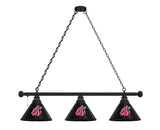 Washington State Billiard Lamp | WSU Cougars 3 Shade Pool Table Light