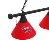 Western Kentucky Billiard Lamp | WKU 3 Shade Pool Table Light