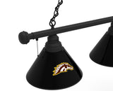 Western Michigan Billiard Lamp | WMU Broncos 3 Shade Pool Table Light