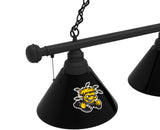 Wichita State Billiard Lamp | WSU Shockers 3 Shade Pool Table Light