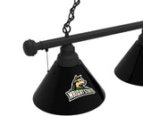 Wright State Billiard Lamp | WSU Raiders 3 Shade Pool Table Light