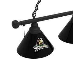 Wright State Billiard Lamp | WSU Raiders 3 Shade Pool Table Light