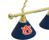 Auburn Tigers 3 Shade Billiard Table Light