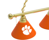 Clemson Tigers 3 Shade Billiard Table Light