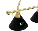 Dallas Stars 3 Shade Billiard Table Light