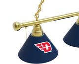 Dayton Flyers 3 Shade Billiard Table Light
