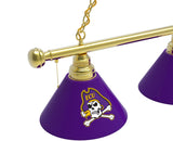 East Carolina Pirates 3 Shade Billiard Table Light