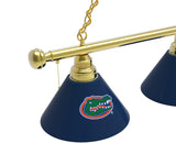 Florida Gators 3 Shade Billiard Table Light