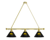 Iowa Hawkeyes 3 Shade Billiard Table Light