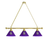 James Madison Dukes 3 Shade Billiard Table Light