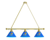 Kansas Jayhawks 3 Shade Billiard Table Light