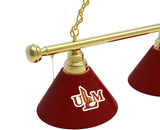Louisiana at Monroe Warhawks 3 Shade Billiard Table Light