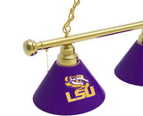 Louisiana State Tigers 3 Shade Billiard Table Light