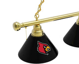 Louisville Cardinals 3 Shade Billiard Table Light