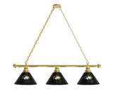 Michigan Tech Billiard Light | MTU Huskies 3 Shade Pool Table Light