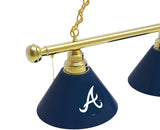 Atlanta Braves 3 Shade MLB Baseball Billiard Table Light