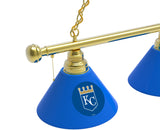 Kansas City Royals 3 Shade MLB Baseball Billiard Table Light