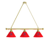 Los Angeles Angels 3 Shade MLB Baseball Billiard Table Light