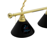 Miami Marlins 3 Shade MLB Baseball Billiard Table Light