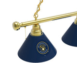 Milwaukee Brewers 3 Shade MLB Baseball Billiard Table Light