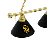 San Diego Padres 3 Shade MLB Baseball Billiard Table Light