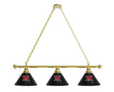 Miami of Ohio Billiard Light | MOH RedHawks 3 Shade Pool Table Light
