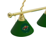 Minnesota Wild Billiard Light | Minnesota Wild 3 Shade Pool Table